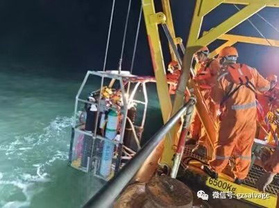 瓊州海峽貨船沉沒致6人失蹤，已打撈一具遇難者遺體